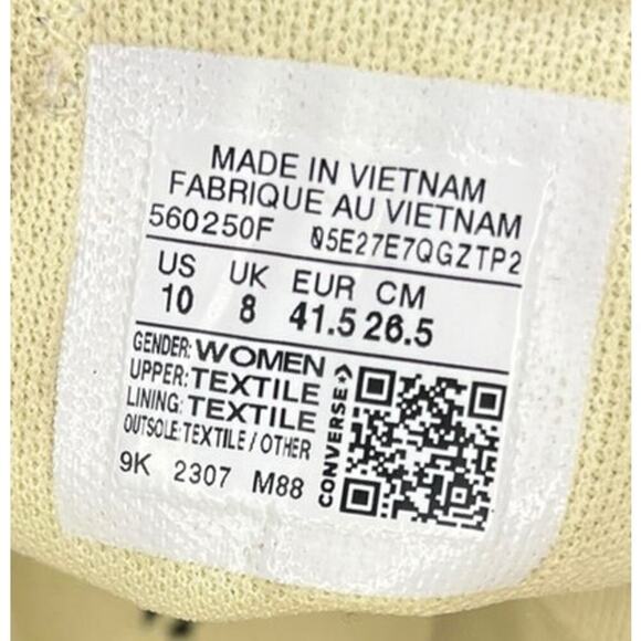 ***SOLD*** Converse All Star CTAS 70 OX Platform Sneakers Size 10 Black White - Picture 6 of 6